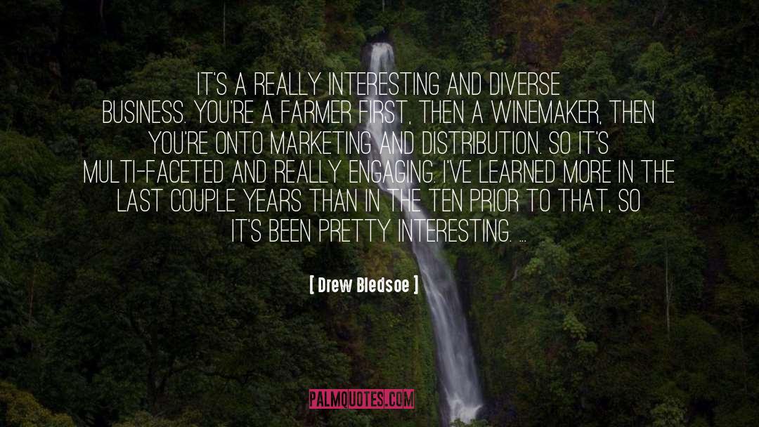 Business Marketing quotes by Drew Bledsoe