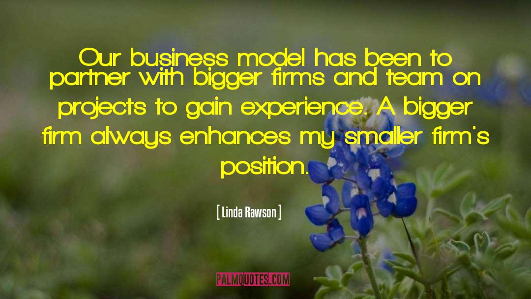 Business Model quotes by Linda Rawson