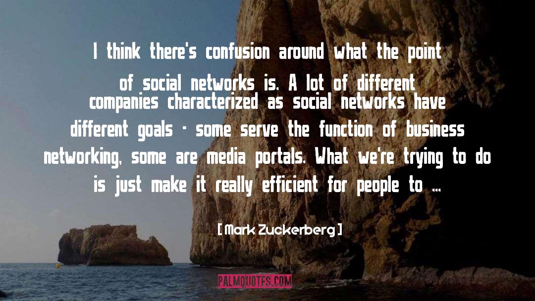 Business Networking quotes by Mark Zuckerberg