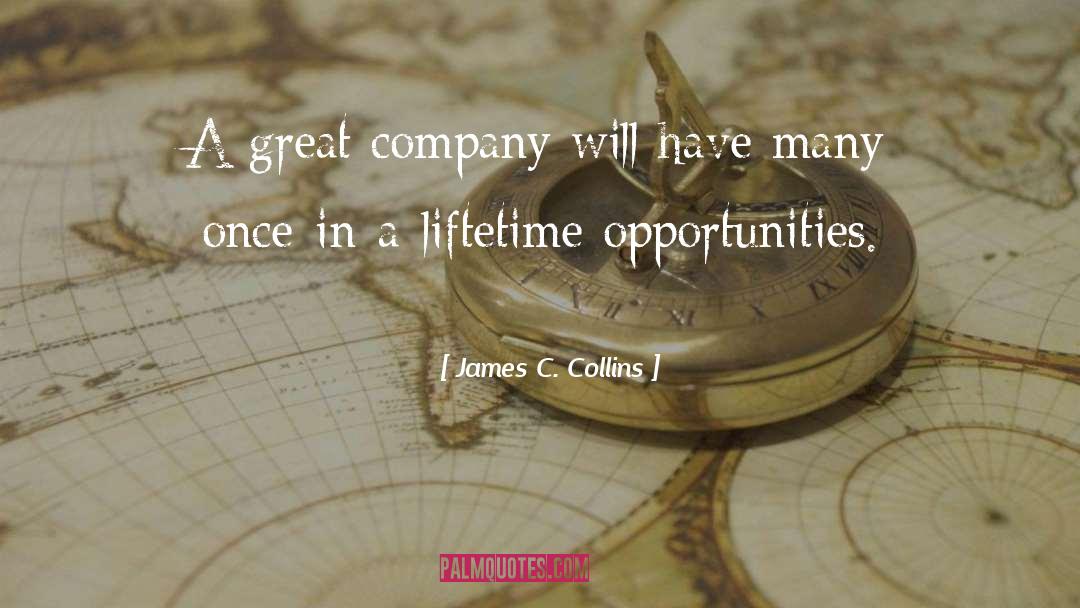 Business Opportunity quotes by James C. Collins