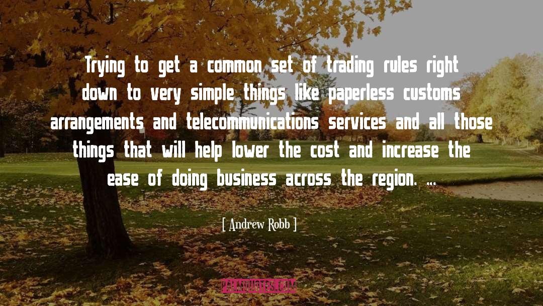 Business Opportunity quotes by Andrew Robb