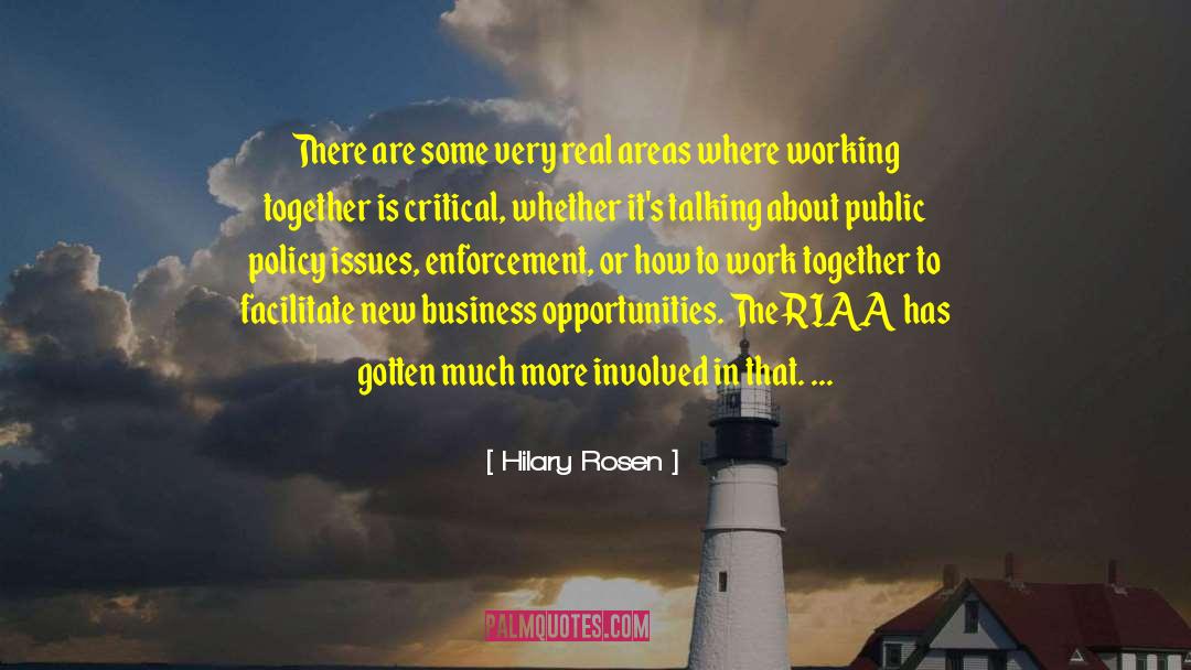 Business Opportunity quotes by Hilary Rosen