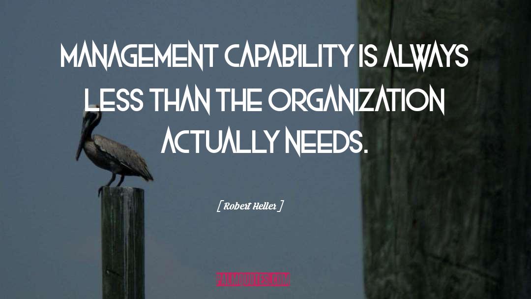 Business Organization quotes by Robert Heller