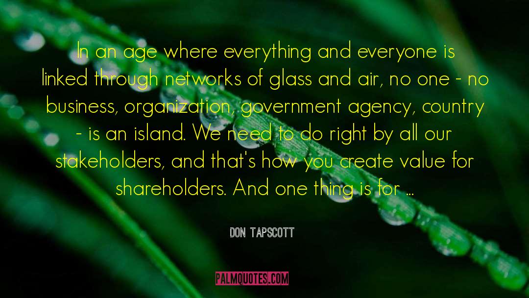 Business Organization quotes by Don Tapscott