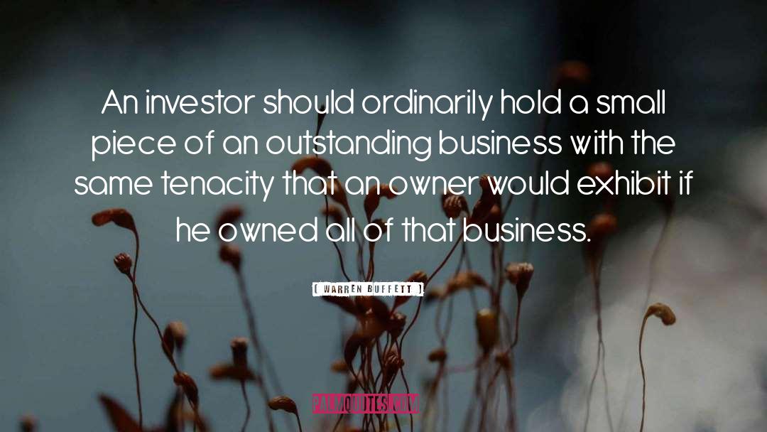 Business Owner Policy quotes by Warren Buffett