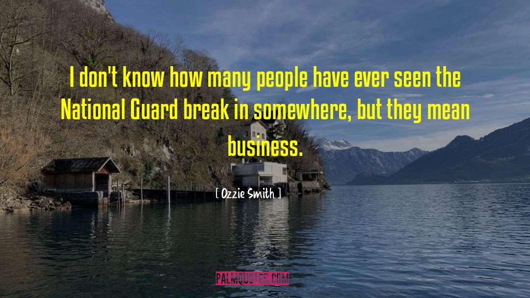 Business Owner quotes by Ozzie Smith