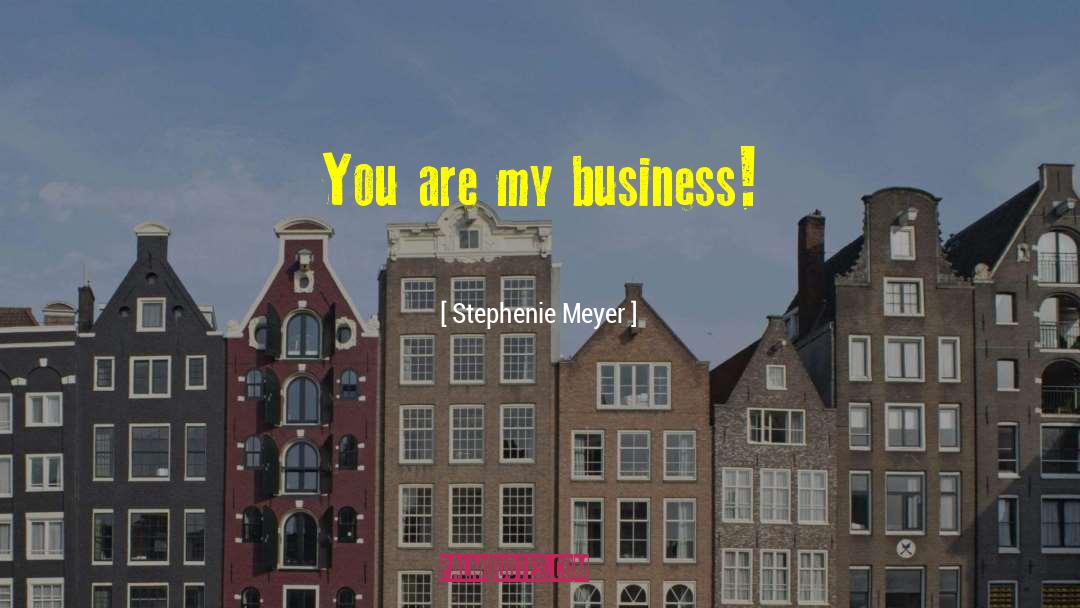 Business Owner quotes by Stephenie Meyer