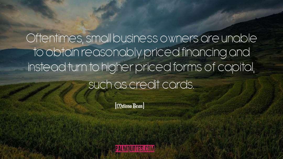 Business Owners quotes by Melissa Bean