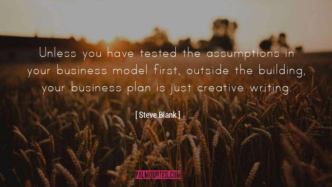Business Plan quotes by Steve Blank