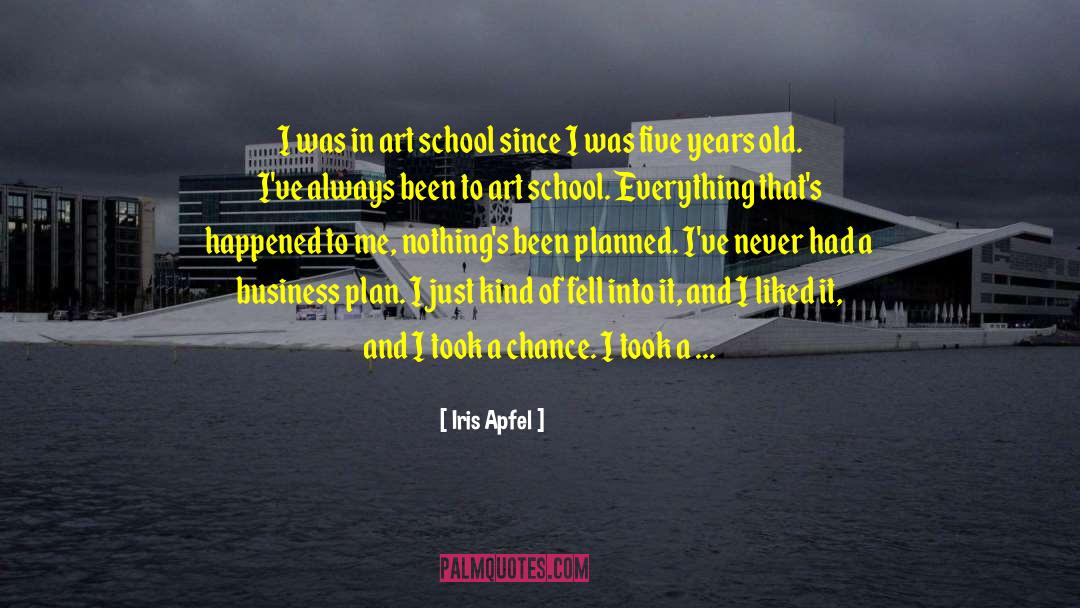 Business Plan quotes by Iris Apfel