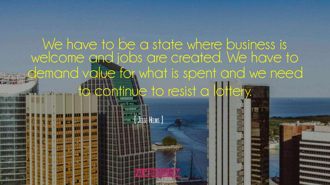 Business Planning quotes by Jesse Helms