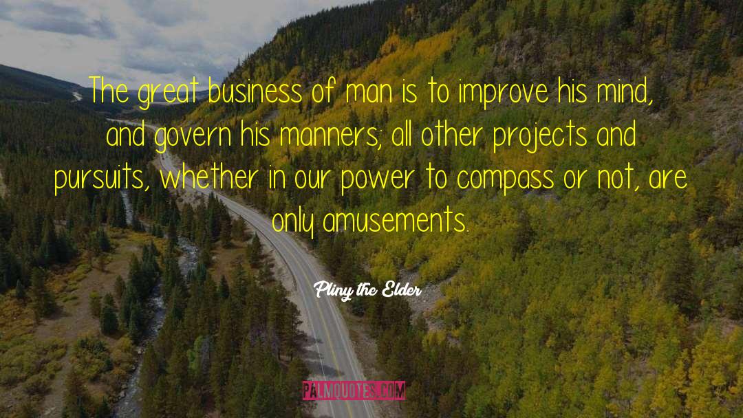 Business Planning quotes by Pliny The Elder