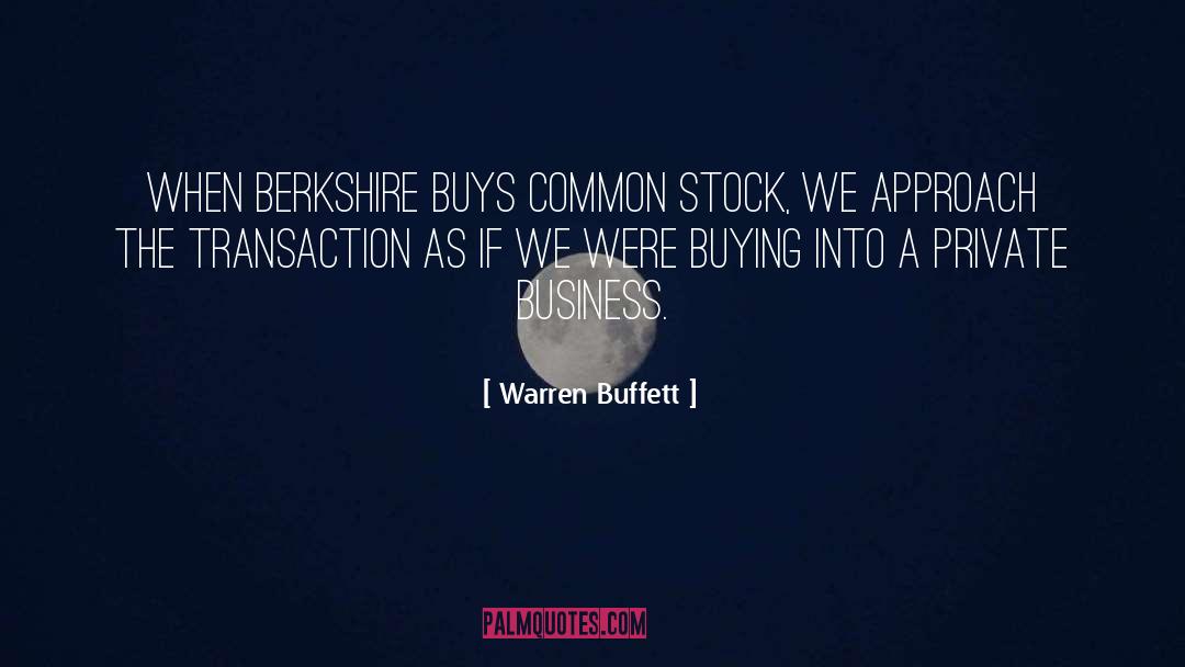 Business Presentations quotes by Warren Buffett