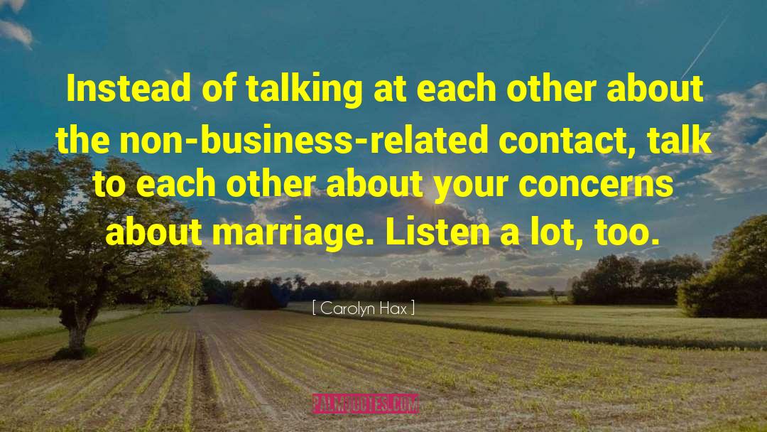 Business Related quotes by Carolyn Hax