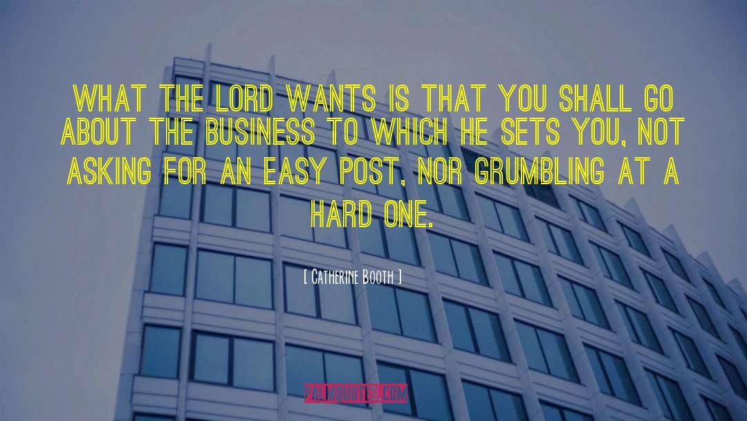 Business Related quotes by Catherine Booth