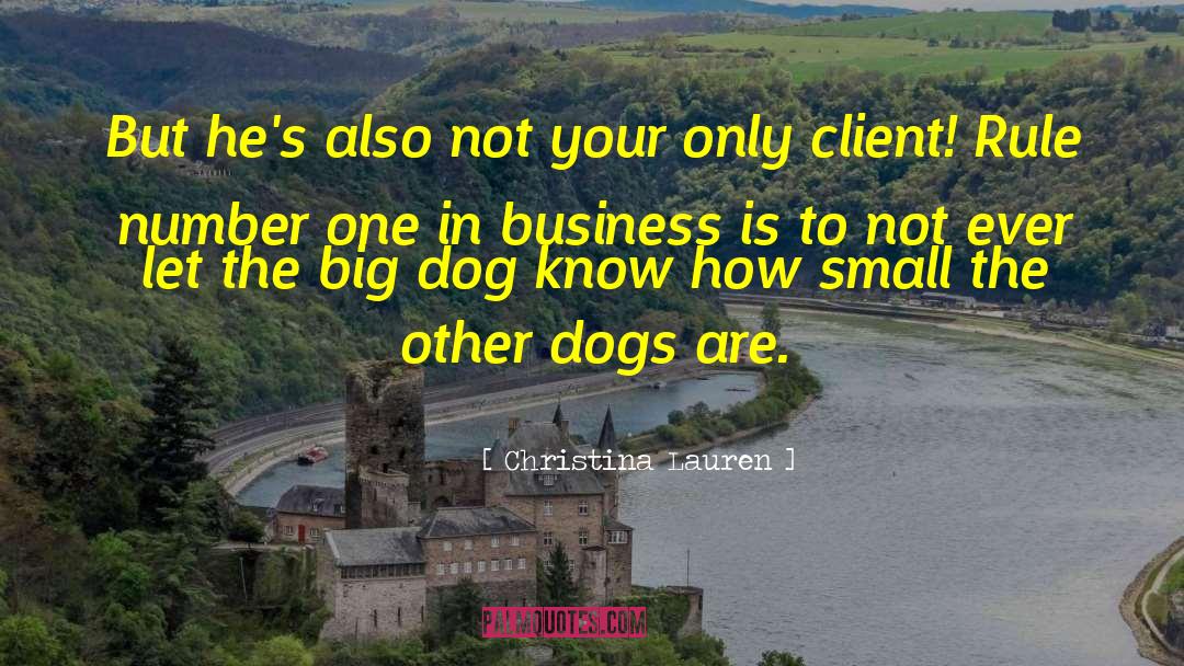 Business Relationships quotes by Christina Lauren