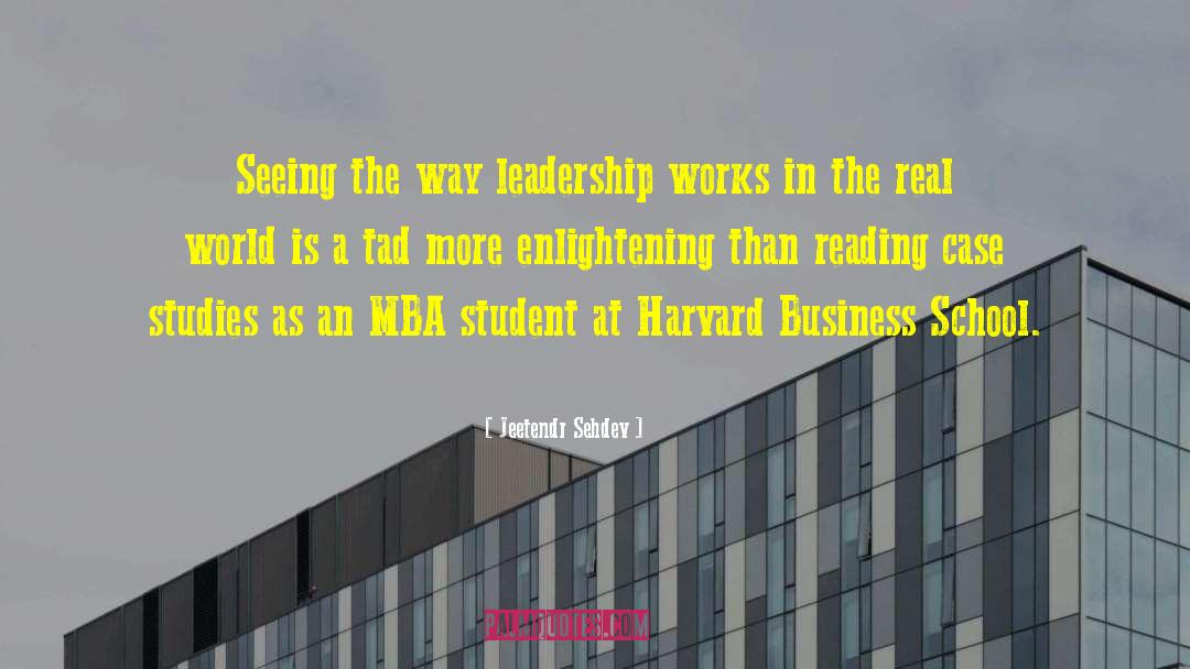 Business School quotes by Jeetendr Sehdev