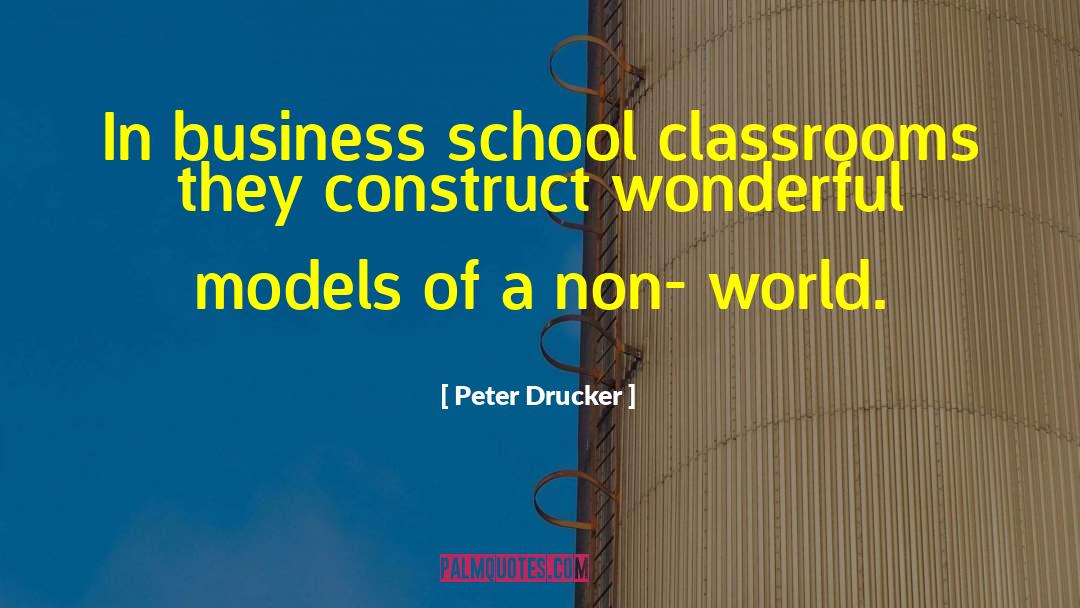 Business School quotes by Peter Drucker