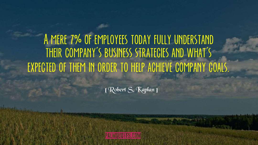Business Strategy quotes by Robert S. Kaplan