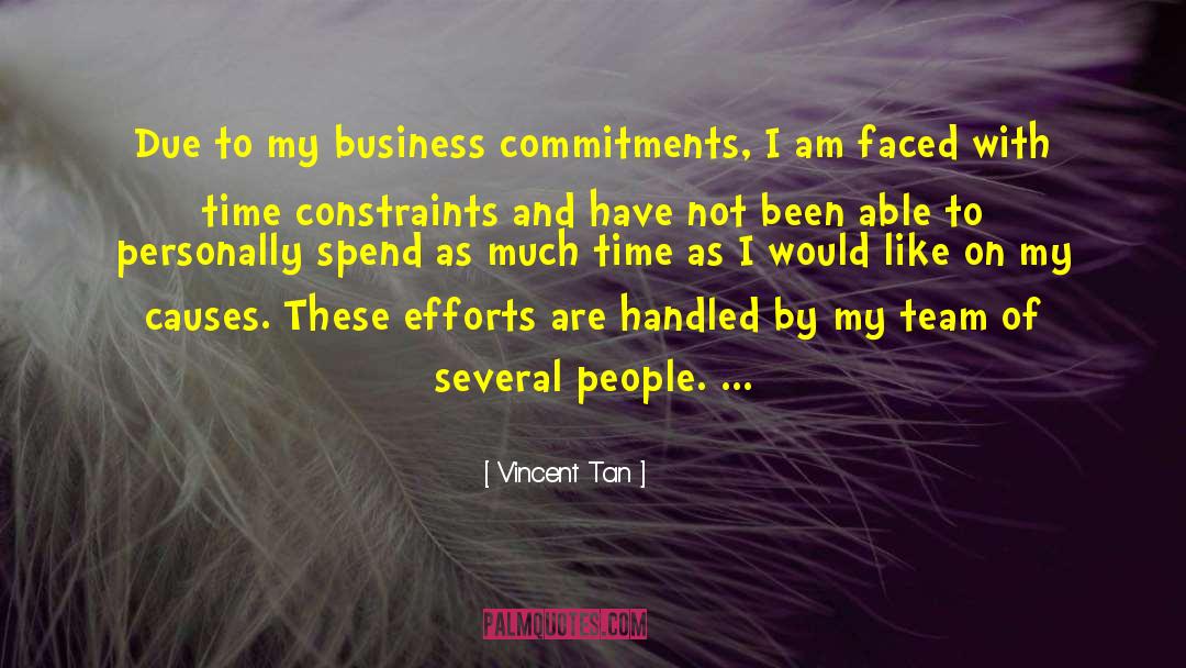 Business Team quotes by Vincent Tan