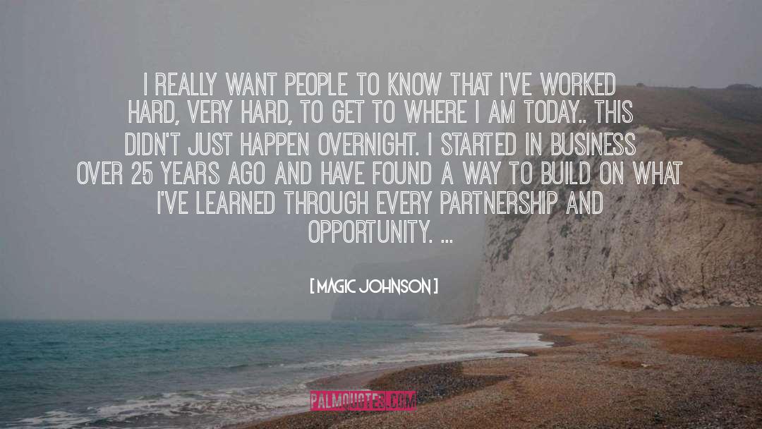 Business Trips quotes by Magic Johnson