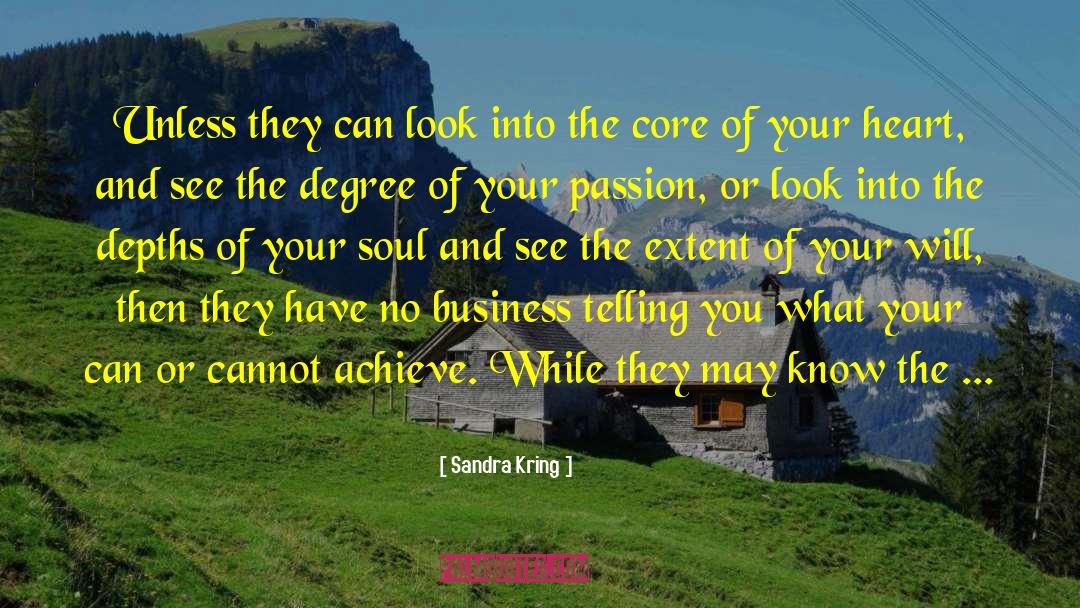 Business Vision quotes by Sandra Kring