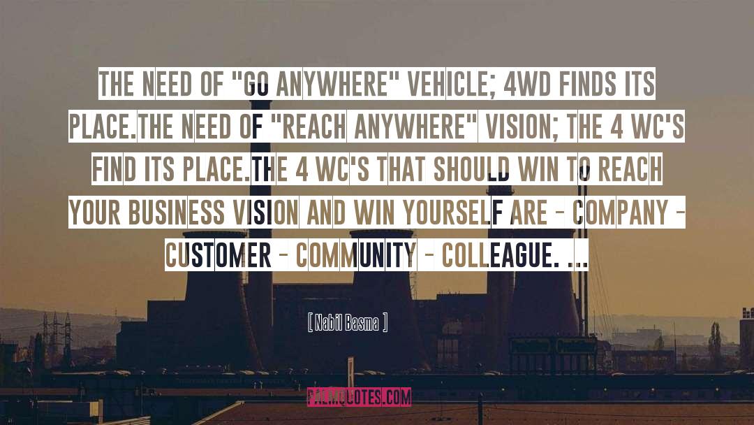 Business Vision quotes by Nabil Basma