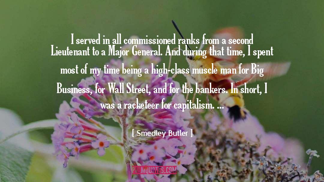 Business Vision quotes by Smedley Butler