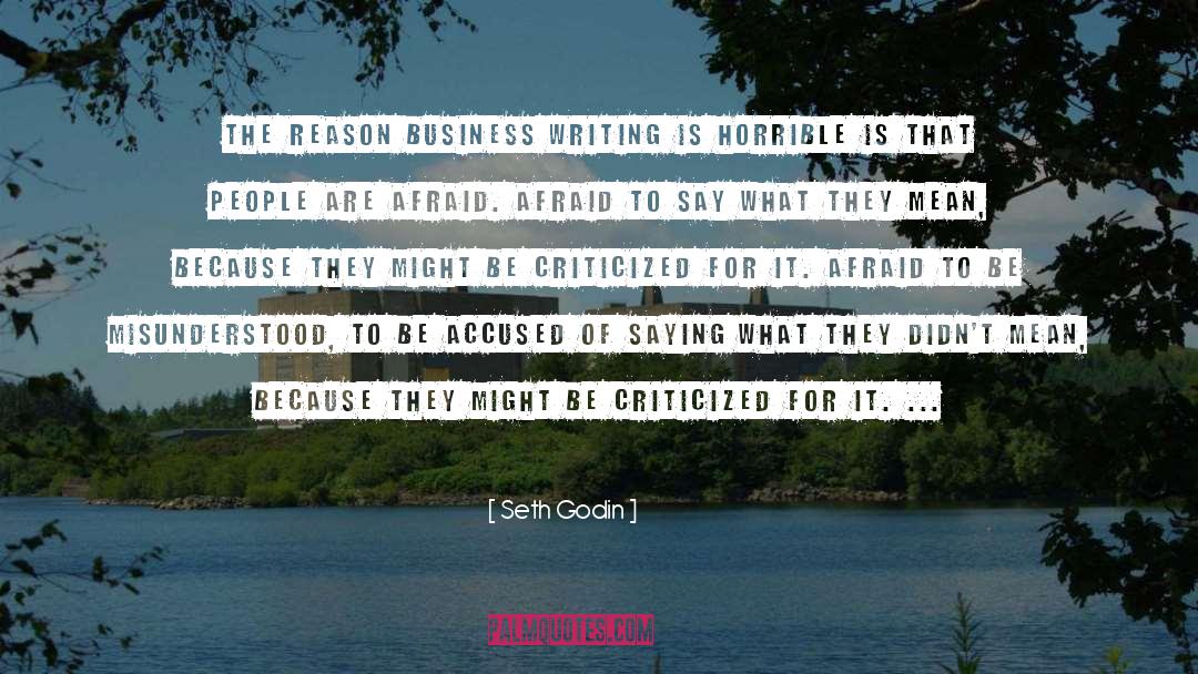 Business Writing quotes by Seth Godin