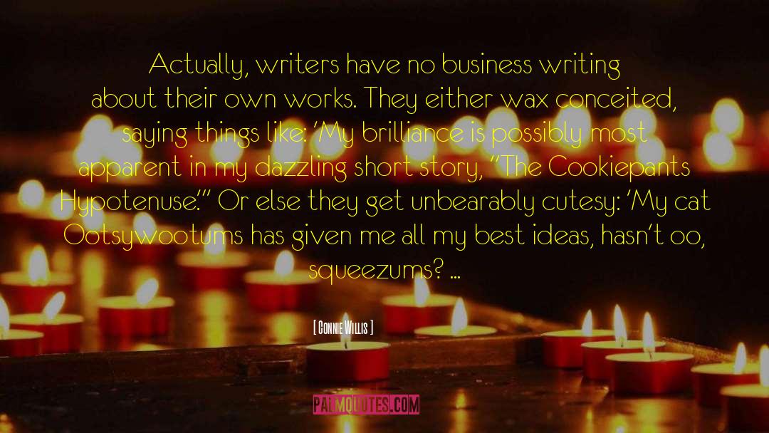Business Writing quotes by Connie Willis