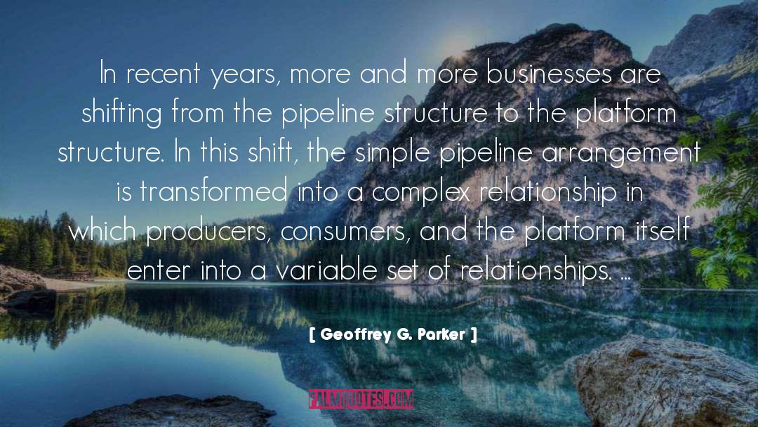 Businesses quotes by Geoffrey G. Parker