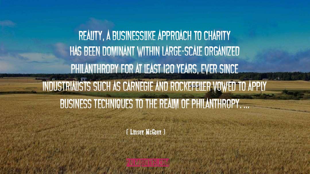 Businesslike quotes by Linsey McGoey