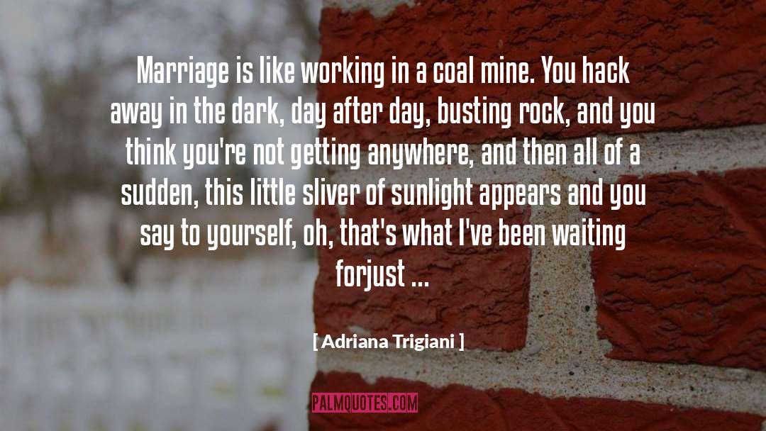 Busting quotes by Adriana Trigiani