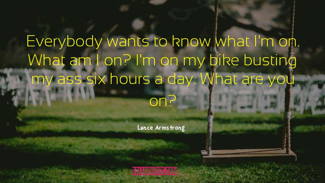 Busting quotes by Lance Armstrong