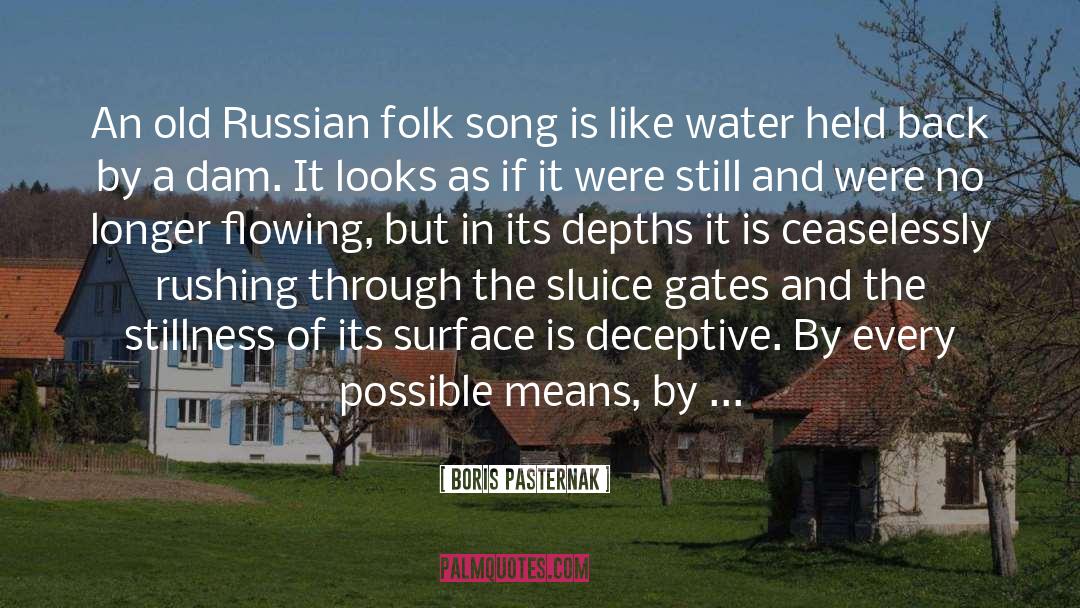 Bustos Dam quotes by Boris Pasternak