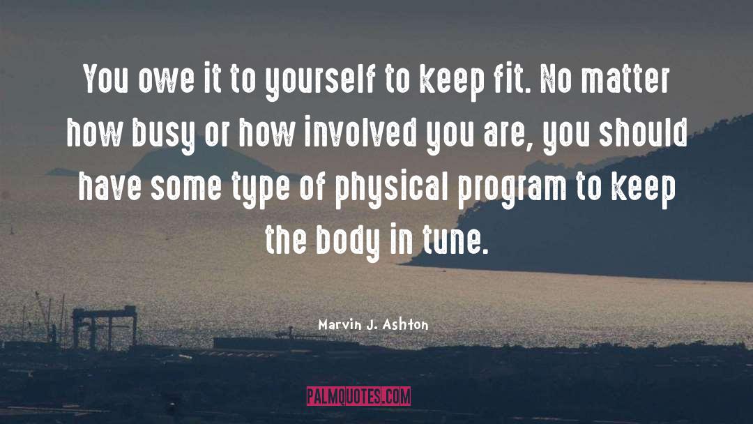 Busy Bodies quotes by Marvin J. Ashton