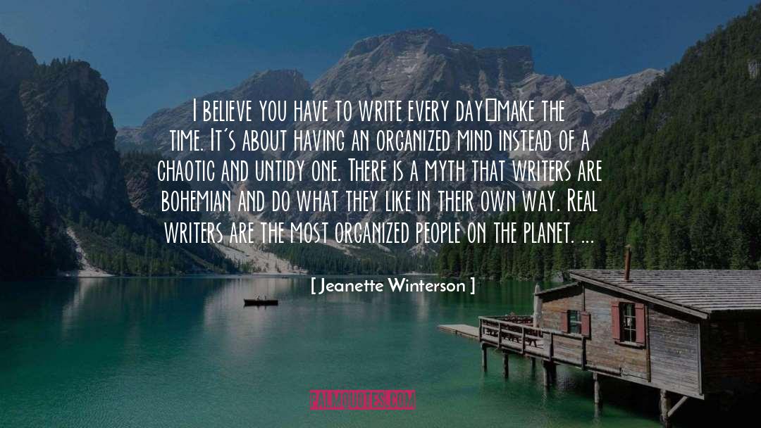 Busy Doing Things quotes by Jeanette Winterson