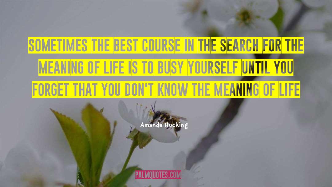 Busy Life quotes by Amanda Hocking