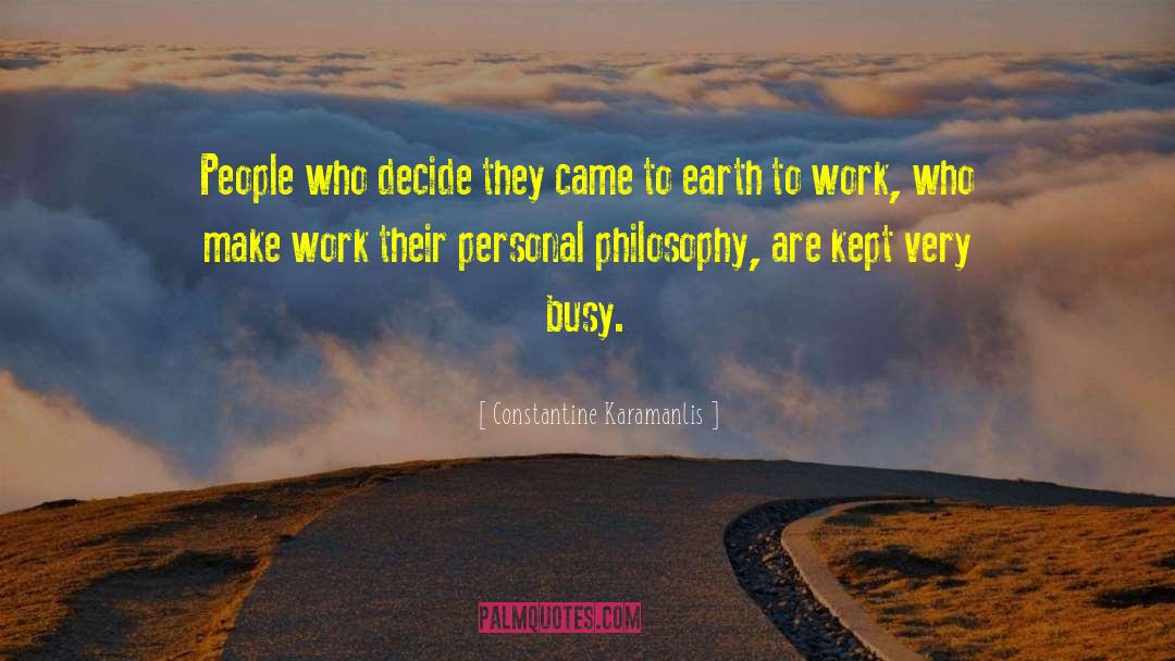 Busy Work quotes by Constantine Karamanlis