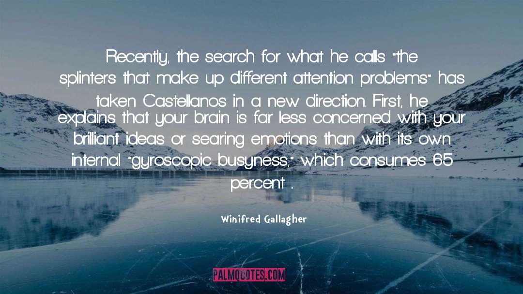 Busyness quotes by Winifred Gallagher