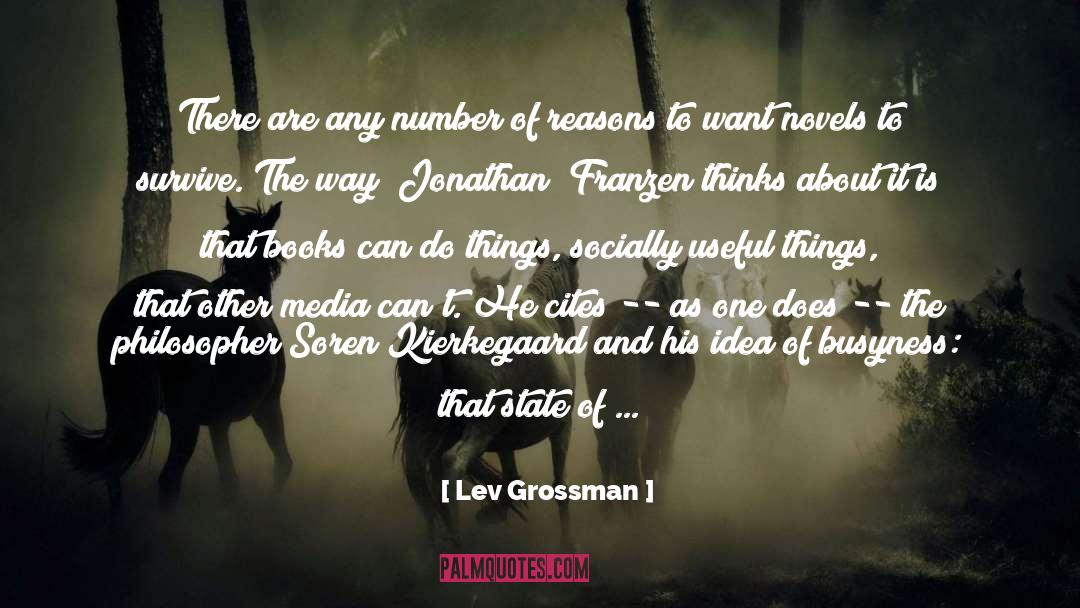 Busyness quotes by Lev Grossman