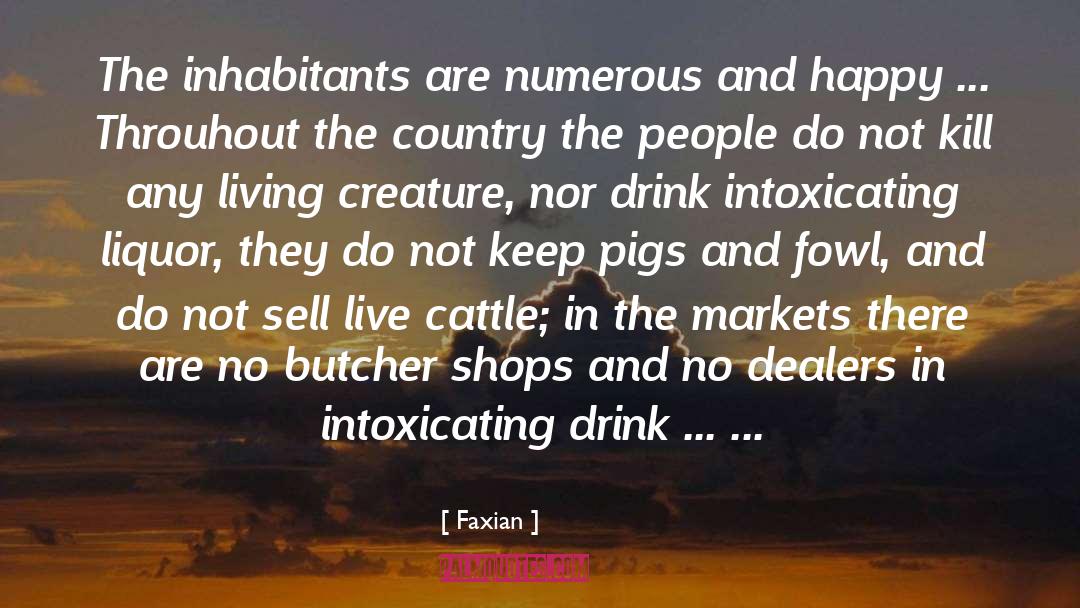 Butchers quotes by Faxian