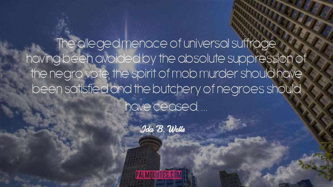 Butchery quotes by Ida B. Wells