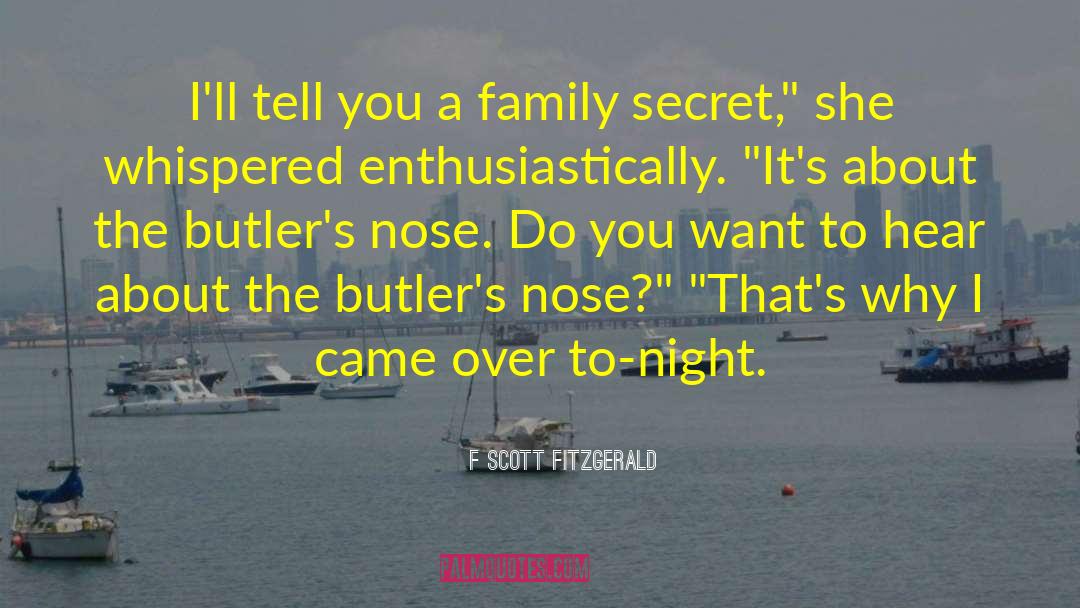 Butlers quotes by F Scott Fitzgerald