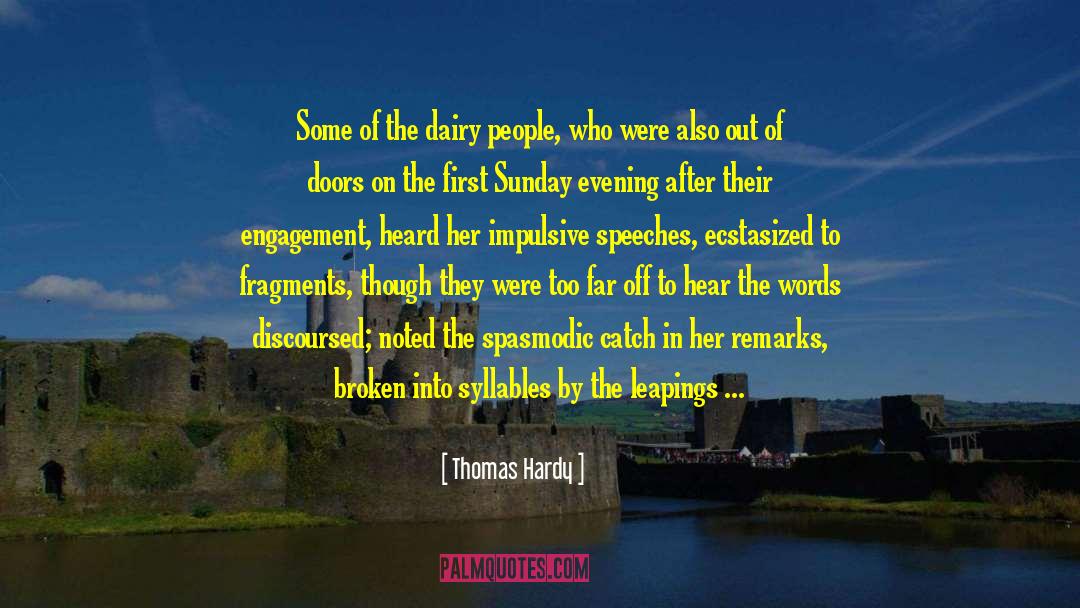 Buttercup Dairy quotes by Thomas Hardy