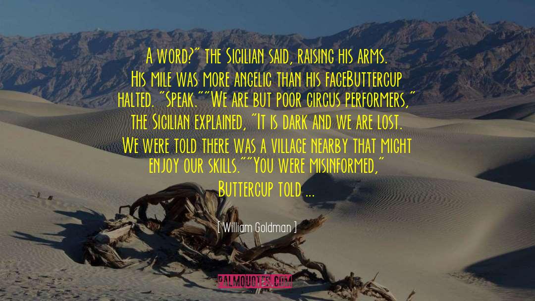 Buttercup quotes by William Goldman