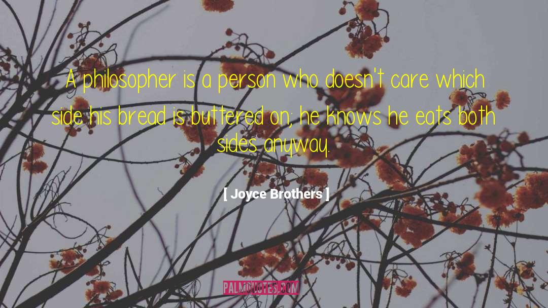 Buttered quotes by Joyce Brothers