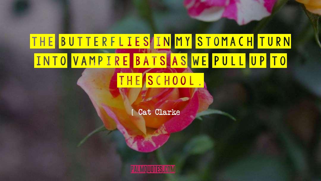 Butterflies In My Stomach quotes by Cat Clarke