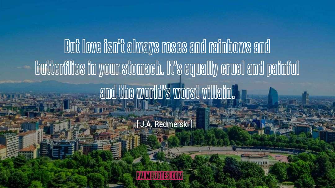 Butterflies In Your Stomach quotes by J.A. Redmerski
