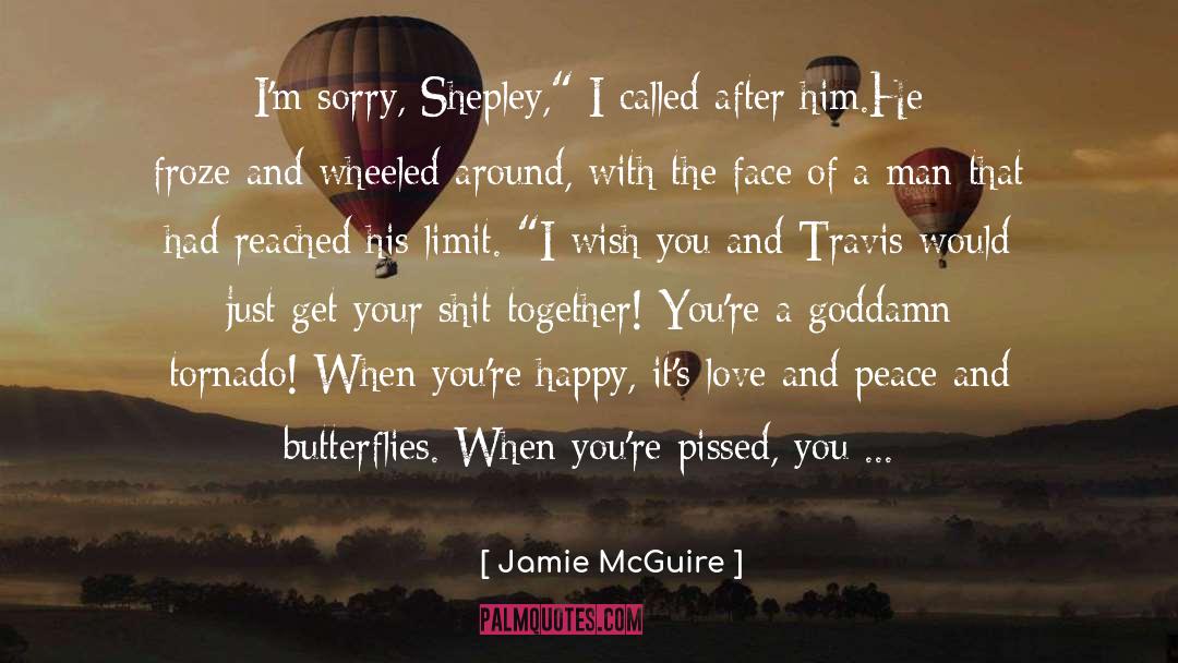 Butterflies quotes by Jamie McGuire